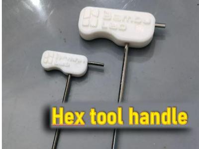 T-handle for hex key bambuLab with socket