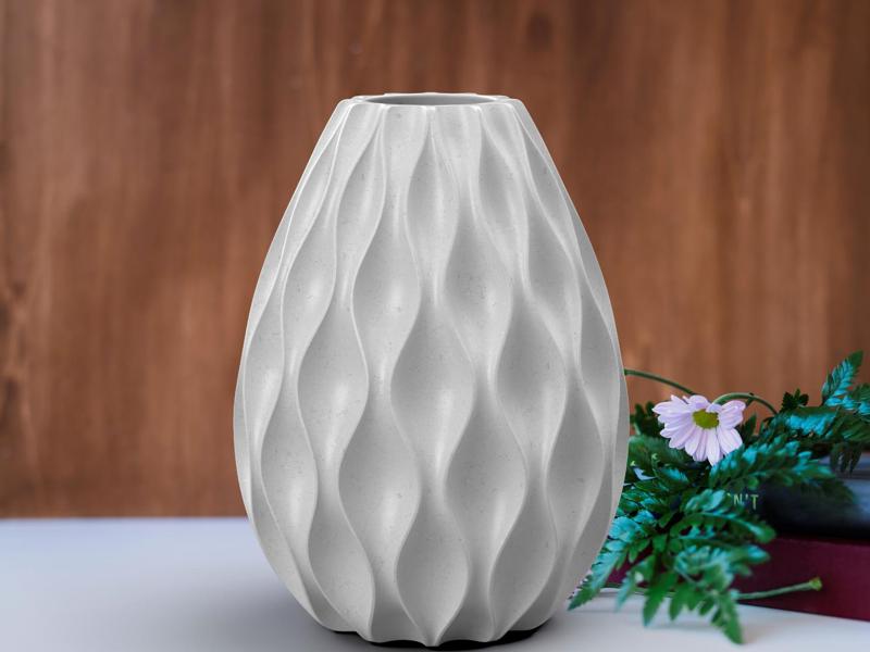 Modern Wavy Vase
