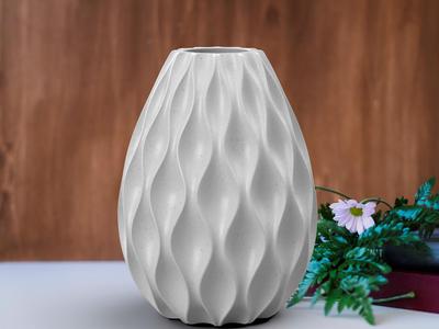 Modern Wavy Vase