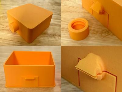 Small Lockable Container - Easy To Print!