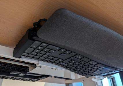 Logitech K860 Mount - Under Desk, Multi-Board, Wall