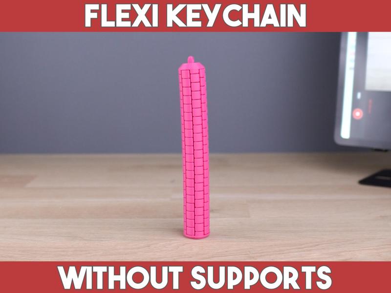 Flexi Cornish Keychain - Longer Version