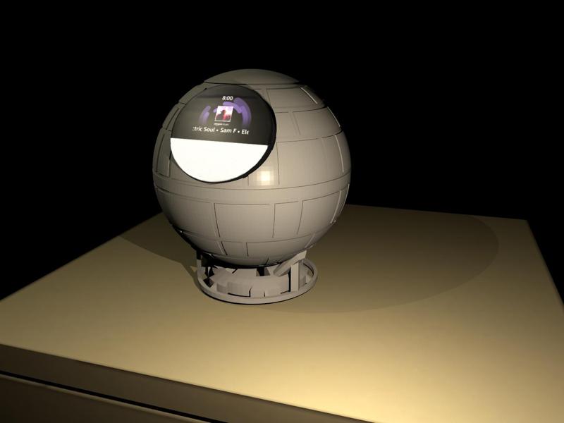 Death star alexa spot stand 