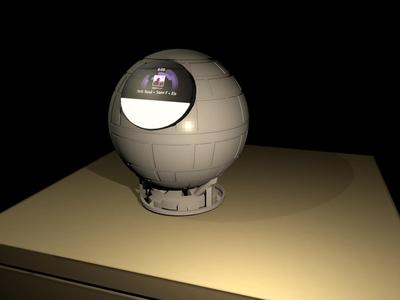 Death star alexa spot stand 