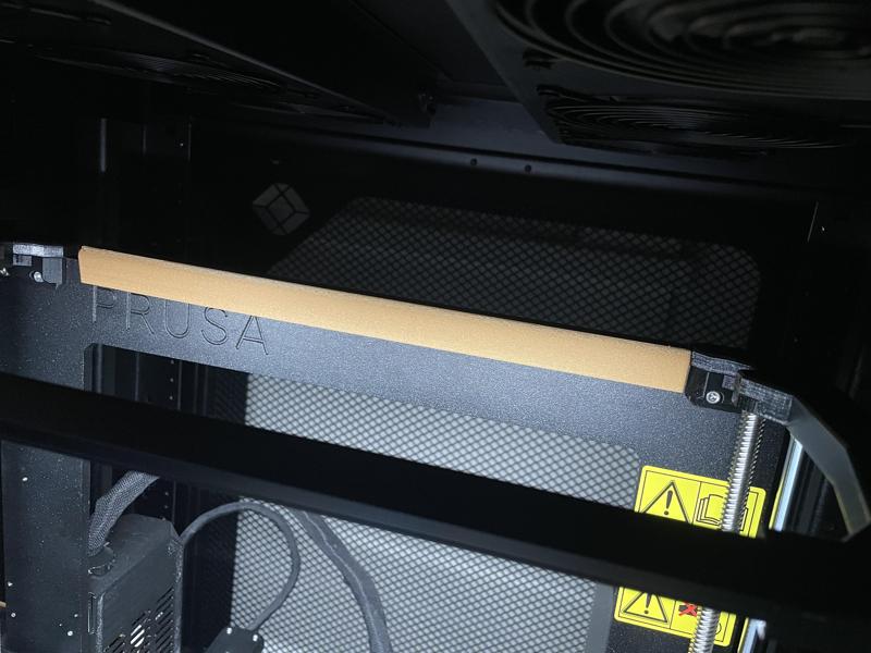 Bowden tube guard for Mk3 frame edge