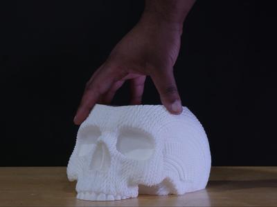 Knitted Skull Headphone Holders
