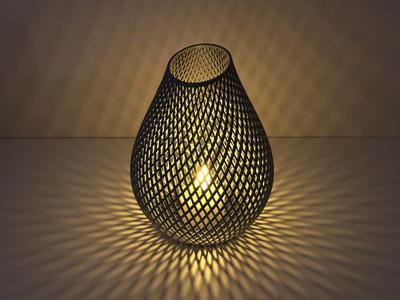Meshed Spiral Vase