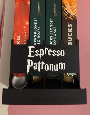 Letters for the EspressoPatronum capsule dispenser