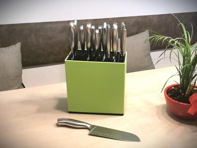 Universal Knife Block (Gridfinity compatible 5x3U)