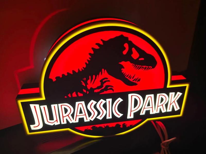 Jurassic Park LED Lightbox