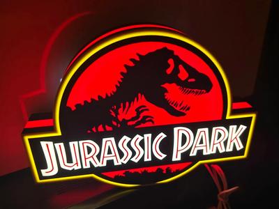Jurassic Park LED Lightbox