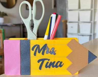 Teacher Gift Desk Pencil Case