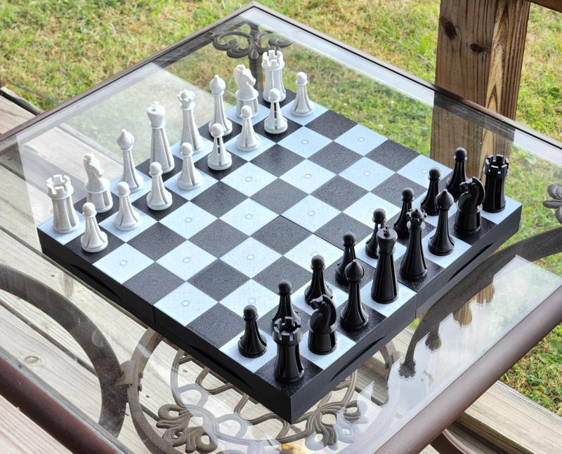 Full Size Modular Magnetic Chess Set