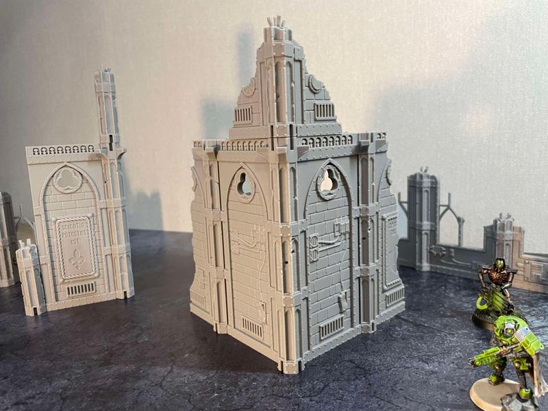 Wargame terrain Modular buildings Templaris Part 2