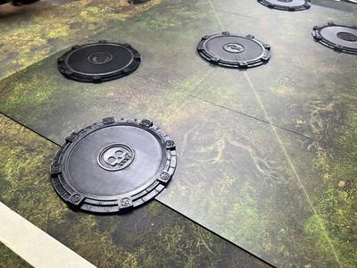 Set 6" Objective Markers / Zones for AoS Spearhead