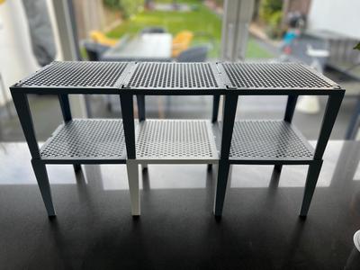 Modular shoe rack infinitely extendable