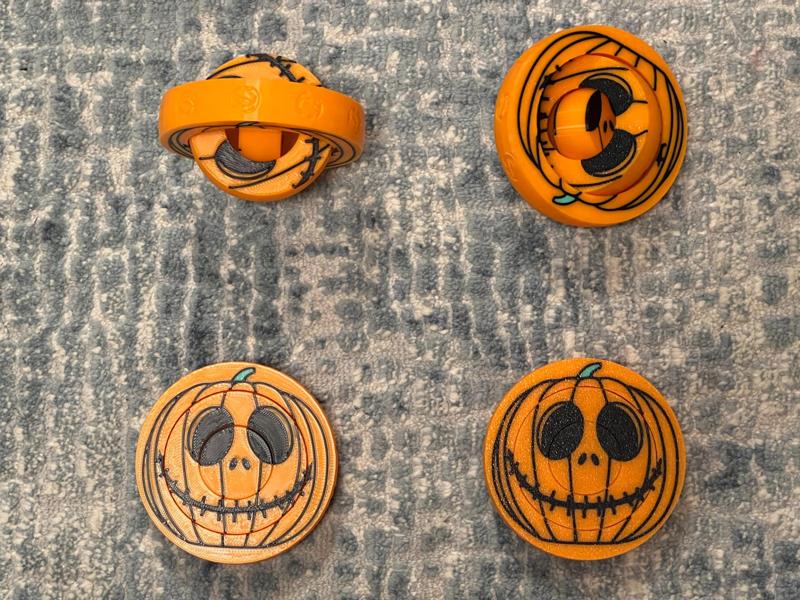 Jack Skellington Pumpkin Gyroscopic Fidget Spinner