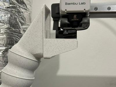 Bambu Lab Poop Chute to Segmented Tube for A1 Mini