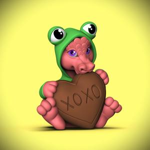 Candy Frog Costume -Baby Dragon