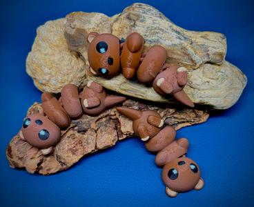 Cute Articulated Baby Otter