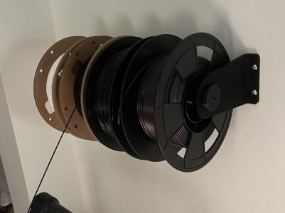 Adjustable Wall-Mounted 3D Printer Filament Holder