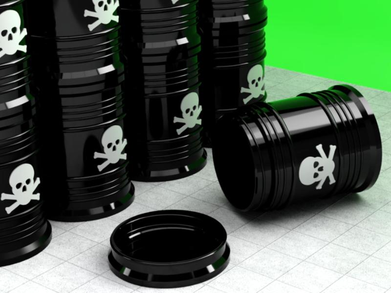 Toxic Waste Barrel Stash Container