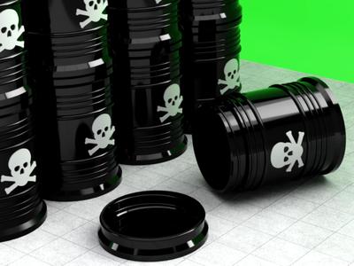 Toxic Waste Barrel Stash Container