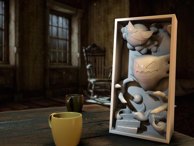 Book Nook Pokemon Haunter 