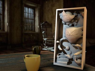 Book Nook Pokemon Haunter 