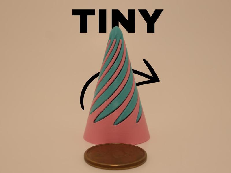 TINY Vortex Thread Passthrough Fidget - Simple
