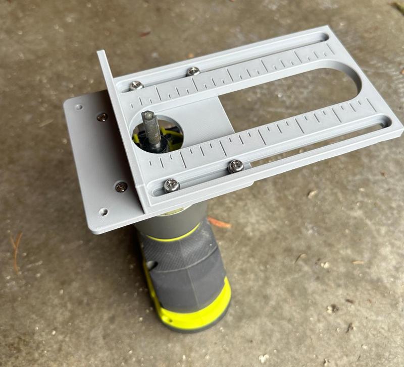 Ryobi Compact Router - 6" Sliding Edge Guide