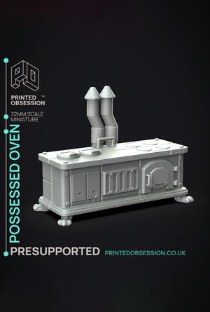 Possessed Overn - Possessed Bakery - PRESUPPORTED - Illustrated and Stats - 32mm scale			