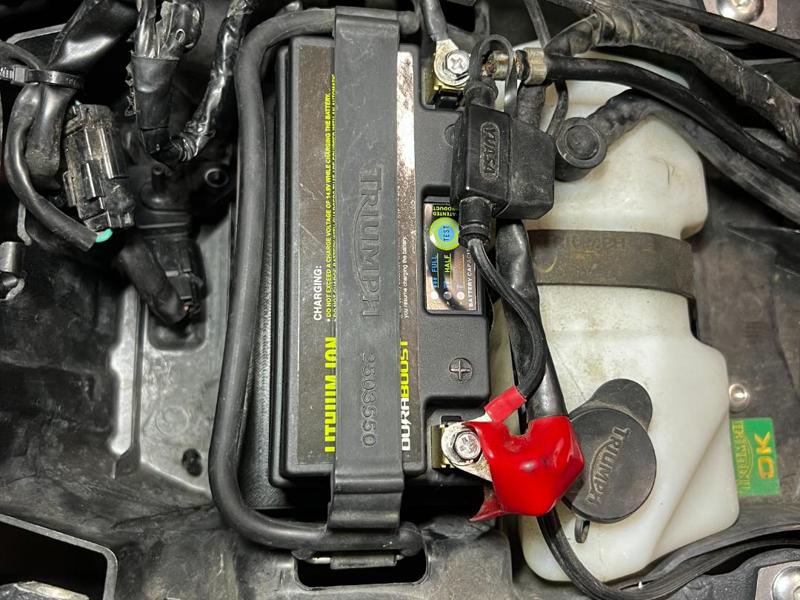 Triumph Street Triple battery box