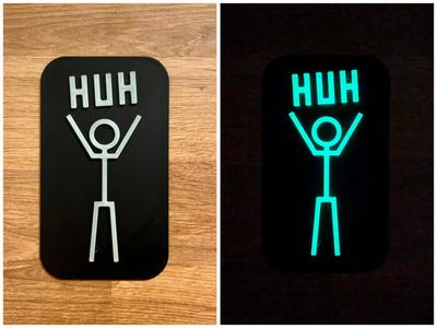 Rammstein Angst HUH - Glow in the dark