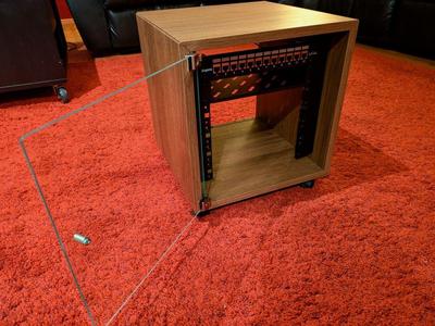 10" Rack Ikea Eket Spacers for Penn Elcom 6U Rails