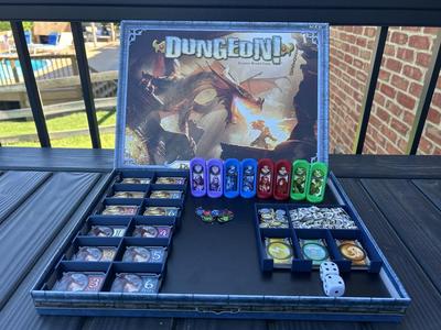 Dungeon! Board Game Organizer Trays and Standees