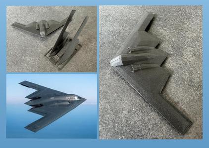 B2 Spirit Stealth Bomber kit card