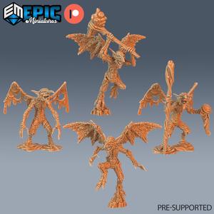 Earth & Mud Mephit Set / Minerals Elemental / Evil Cave Imp / Winged Humanoid / Mountain & Swamp Encounter