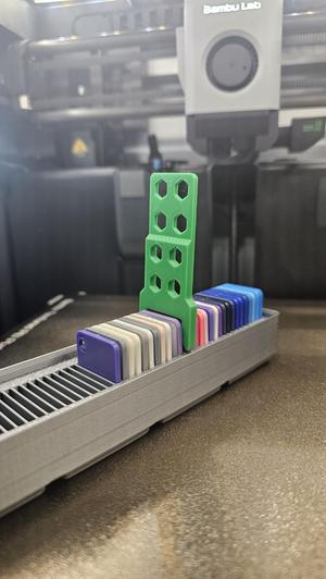 Color swatches gripper