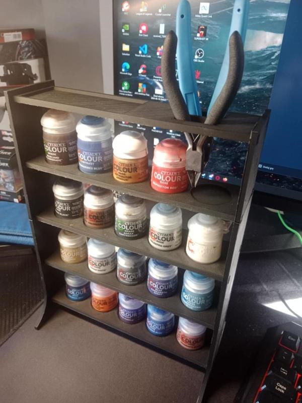 Paint & Tools Shelf