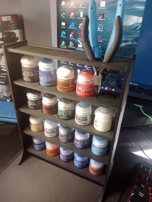 Paint & Tools Shelf