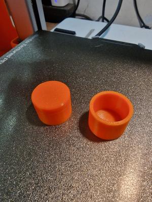 End cap tube inner 25mm outer 30mm end piece cap