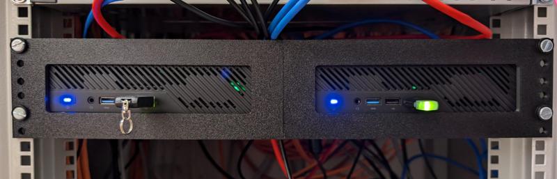 Minisforum MS-01 - 19" Dual Rack Mount - 2U