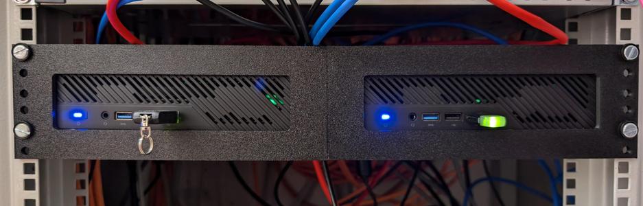 Minisforum MS-01 - 19" Dual Rack Mount - 2U