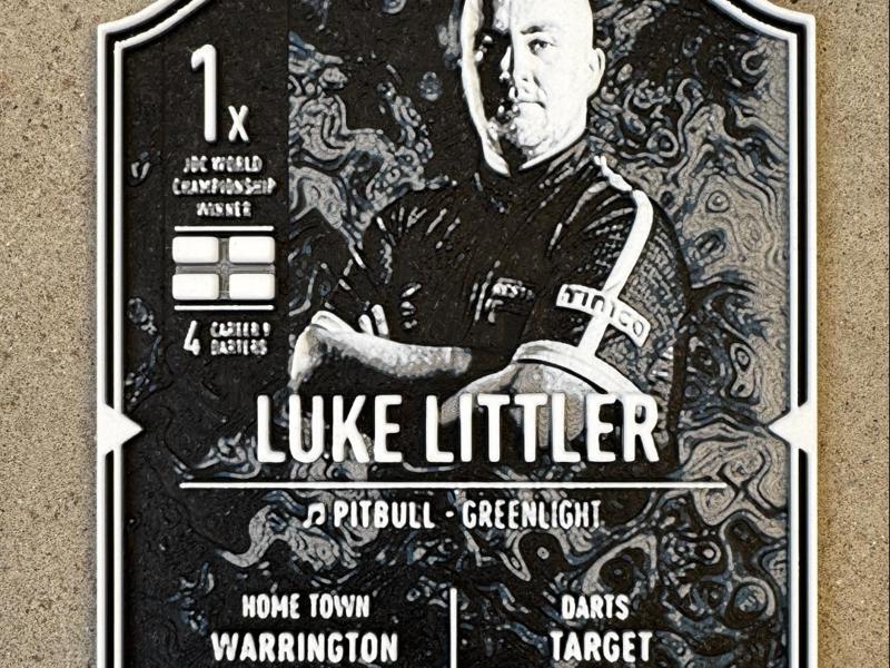 Luke Littler 3D-PlayerCard