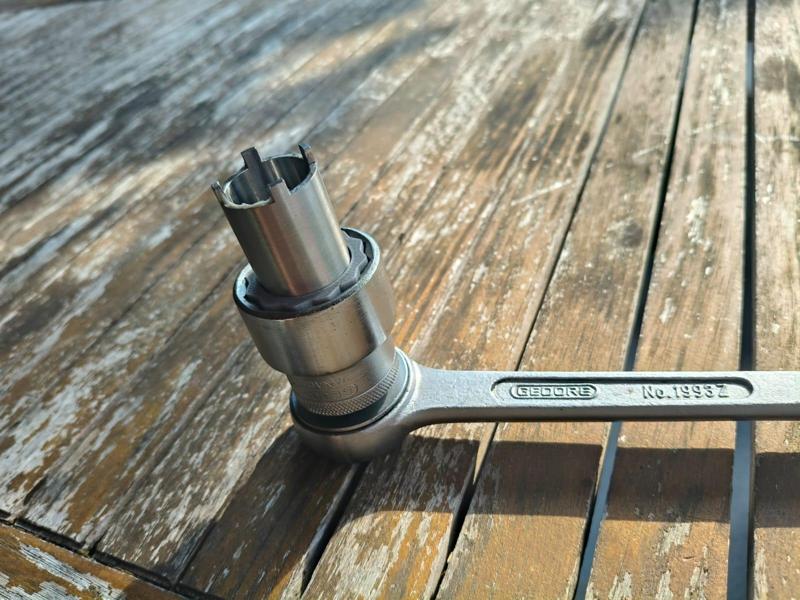 Bafang center shaft nut socket tool adaptor for BBS01 BBS02