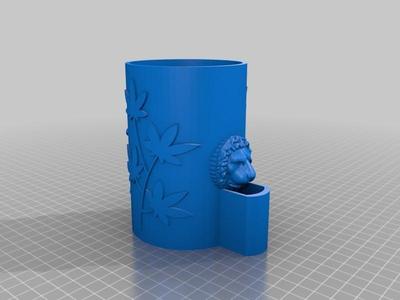 Blumentopf mit Bassin / plant pot self watering