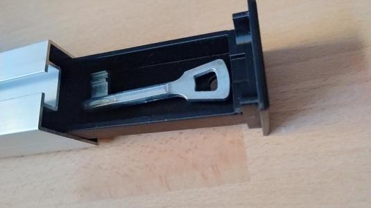 PV-Montageschiene 40x40 Solar Balkonkraftwerk - Schlüsselsafe - SOS Kapsel - Key Safe