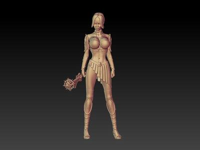 SEXY WARRIORS - EROTIC MINIATURE 75 MM SCALE