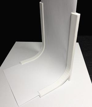 Very simple small paper stand